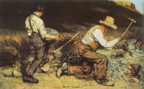 The Stone Breakers   Gustave Courbet  1849